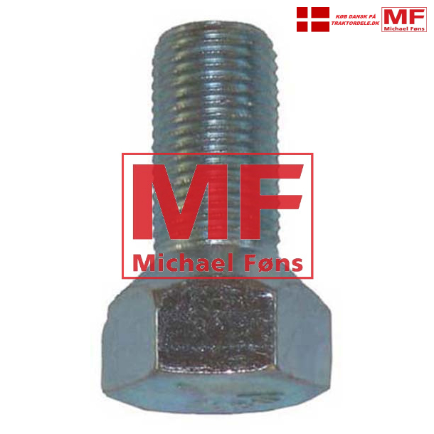 Forhjulsbolt med konus, lgd. 43mm. Volvo Buster.