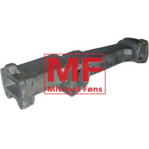 Udstdningsmanifold til MF565-575-590 med udstdning op gennem hjlm.