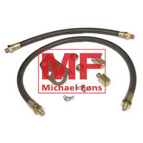 Forbro-smrenippel-kit med slanger og beslag, MF135 med lige forbro.