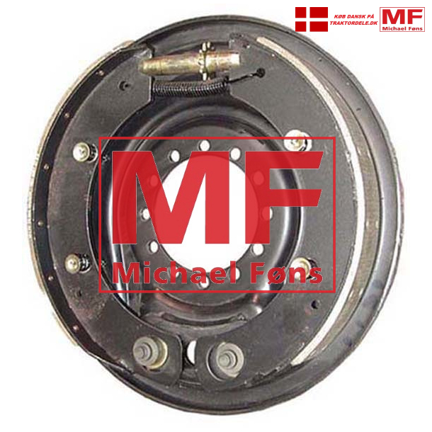 Komplet bremseankerplade med sko+fjedre etc. Ferguson, MF35/135 samt Dexta-er