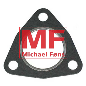 Termostathus-pakning, International B-serie. 3-bolts-type.