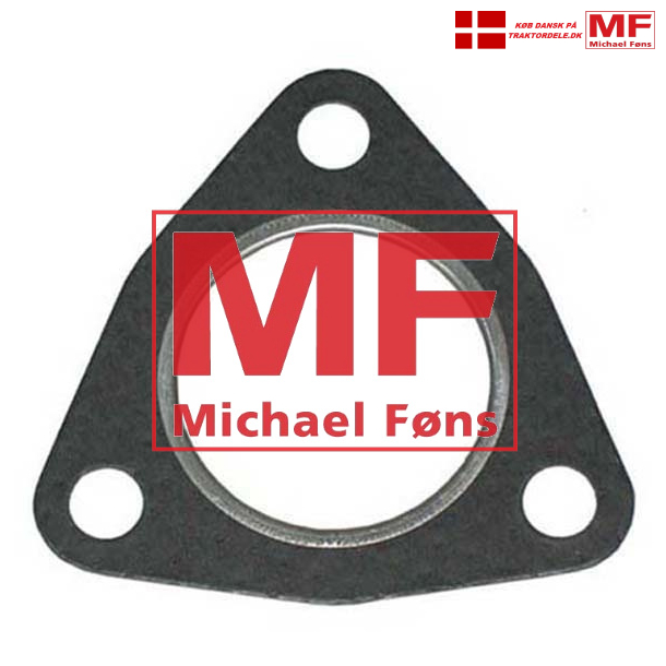 Termostathus-pakning, International B-serie. 3-bolts-type.