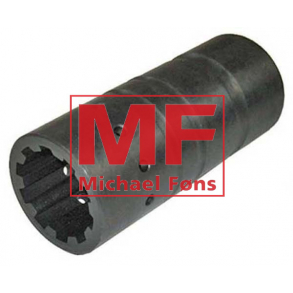 Brugt Spidshjulsaksel-splinemuffe, MF35-65-135. Ny muffe med split, der passer til disse modeller. 