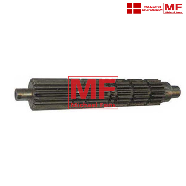 Brugt hovedaksel i MP-gearkasser p MF65 med stel-nr fr 609714