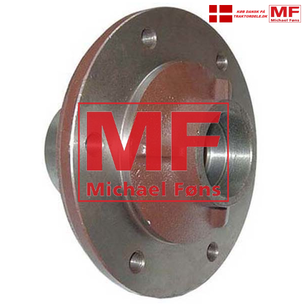 Forhjuls-nav, med hjulbolte og lse mtrikker. MF35X og MF135 op til s/n113859