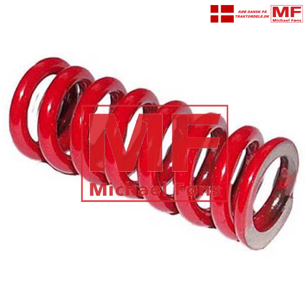 Koblings-trykfjeder, hrd rd model, MF65 samt MF165-175-185.