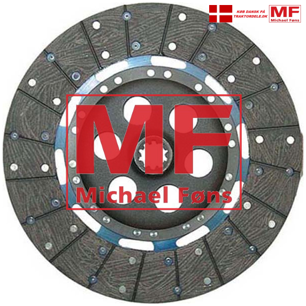 Fremdrift-koblingsplade, MF135-MF165-MF175. 305mm