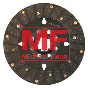 PTO-koblingsplade, 10tommer/250mm. Med Z10nav.MF135-165-175-185-188