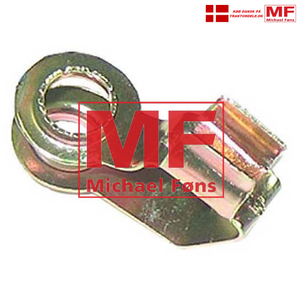 Gasstangs-clips, 6,5mm hul.