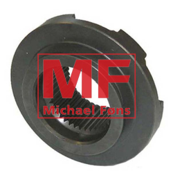 Differentialesprre-klokoblings-st, MF35X. Aksel-del og den faste klo-del. Brugte dele i OK stand
