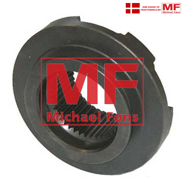 Differentialesprre-klo til bagaksel med fine spliner, MF135 samt de allersidste MF35X