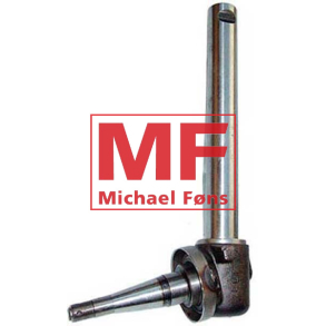 Forhjuls-spindel, Hjre. ND-type. MF165-265-550-565. Lngde 295mm, 38mm