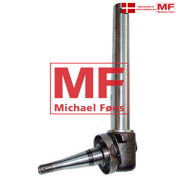 Forhjuls-spindel, Hjre. ND-type. MF165-265-550-565. Lngde 295mm, 38mm