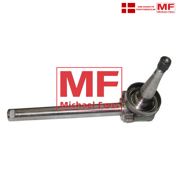 Forhjuls-spindel med stvskjold, Hjre. MF135 og de allersidste MF35X-ere