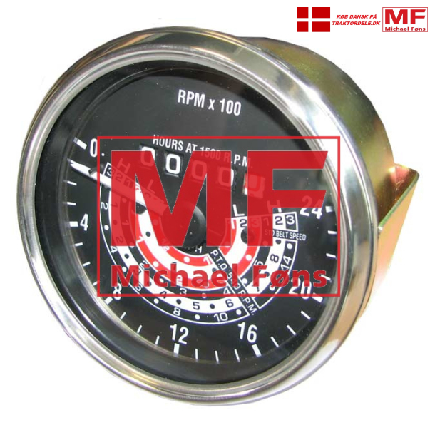 Traktormeter, MF35/3-cyl diesel. 540PTO=1500 p motor. km/time!