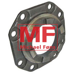 Differentialesprre-klokoblings-st, MF35X. Aksel-del og den faste klo-del. Brugte dele i OK stand