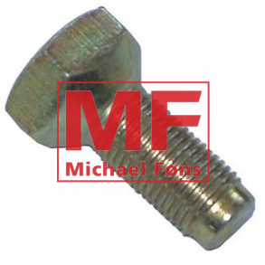 Forhjulsbolt til indskruning i nav, MF135-MF165-MF175 og flere. NV22mm