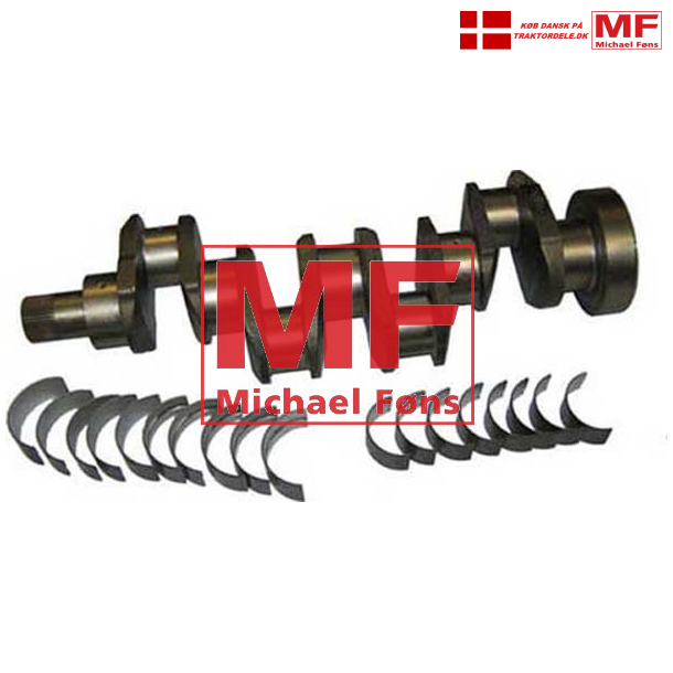 Krumtap med lejer, International B-serie. 101,6mm slaglngde. Ny og klar til montering.