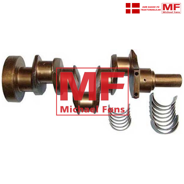 Krumtap med lejer. Pakdse-type, Perkins 3-cyl i MF135, MF240, MF550 og Volvo T430