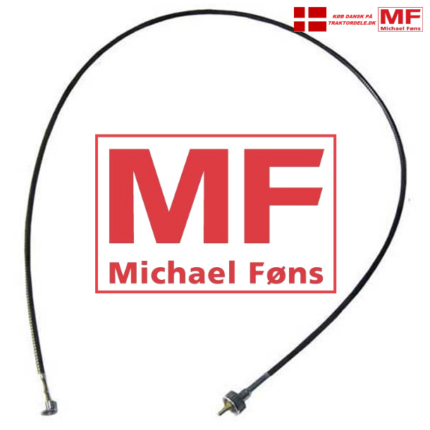 Traktormeter-kabel, 1620mm, omlbere 5/8x7/8. David-Brown995-996-1210-1212-1694 m.fl. 