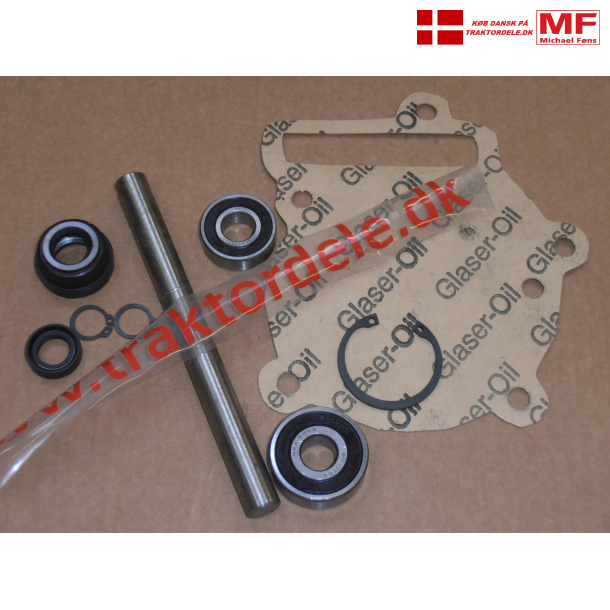 Vandpumpe-repst, Bukh554. St med kulskive/aksel/lejer/lseringe+pakning