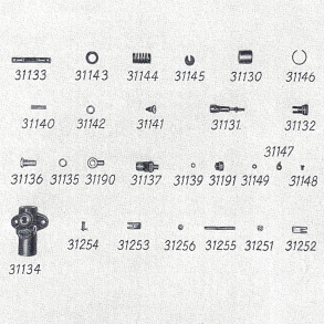 Split-tegning, Bosch-brndstofpumpe, Bukh302-452