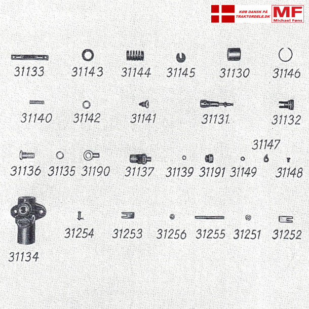 Split-tegning, Bosch-brndstofpumpe, Bukh302-452