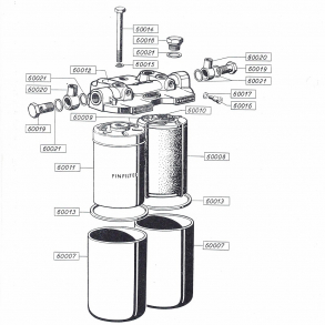 Split-tegning, dobbelt-brndstoffilter p Bukh