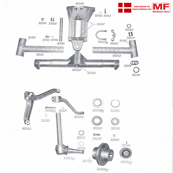 Split-tegning, Bukh 452 forbro