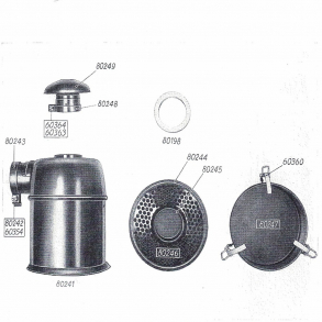 Split-tegning, Bukh luftfilter