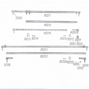 Split-tegning, Bukh452 styrekugler+sporstang
