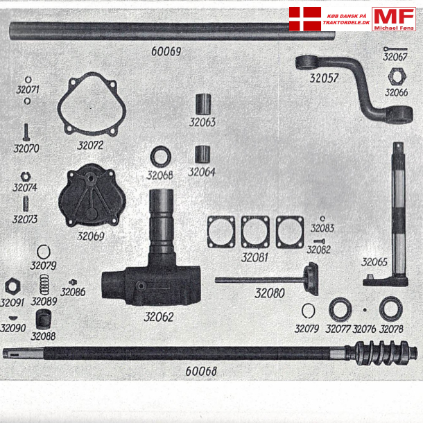 Split-tegning, Bukh302 styrehus+tilbehr