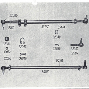Split-tegning, Bukh302-403 styrekugler+sporstang