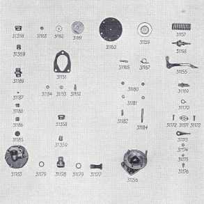 Split-tegning, CAV-fdepumpe, Bukh m. 100mm boring