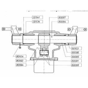 Split-tegning, Bukh554 lftearmsaksel+tilbehr
