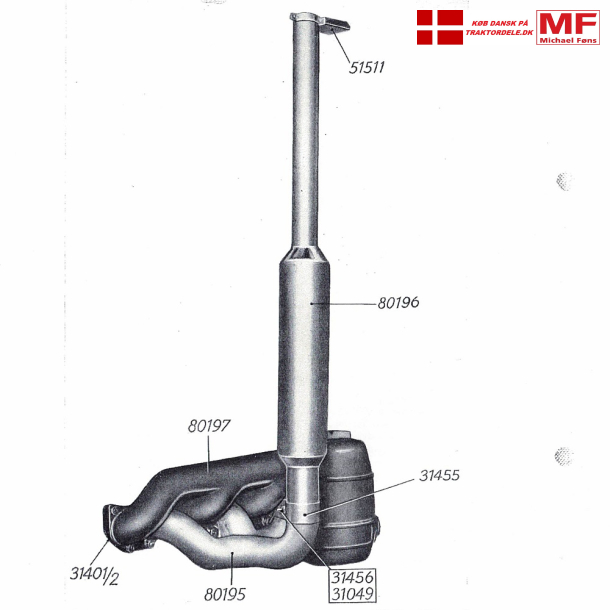 Split-tegning, Bukh manifolde+potte. 
