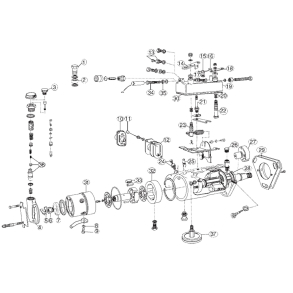 CAV dpa-rotorpumpe. Split-tegning