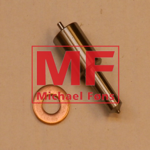 Dysespids med kobberskive. Fordson Super-Major, manuel-regulerings-typer.