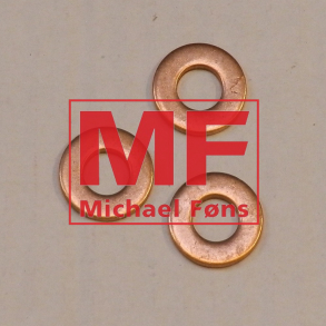 Dyseskive-st med 3 stk. Perkins 3-cyl. med direkte insprjtning.