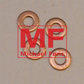 Dyseskive-st. 4 stk i st. Til Fordson Major, Power- og Super-Major