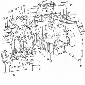 Split-tegning, Forvrk/blok, Dexta-diesel