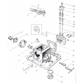 Ferguson liftpumpe: Repst+enkeltdele+tilbehr