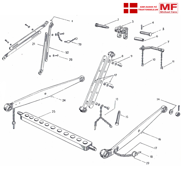 Ferguson26-31; liftarme, skrstivere, plkke og tilbehr