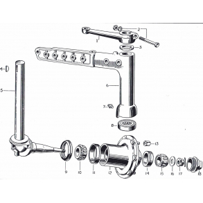 Spindelholder+spindel+nav+lejer etc.
