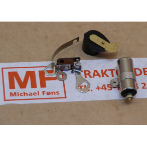 Strmfordeler-renoverings-st. Platiner+kondensator+rotor, til Ferguson og MF35 samt MF135.