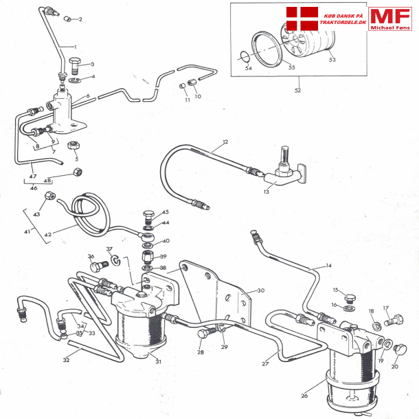 MF165 dieselfilter+dieselrr+AUX+lkrr