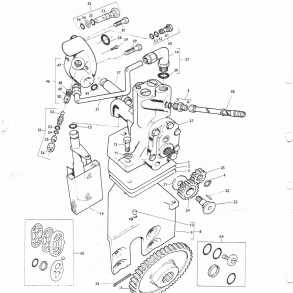 MF135, gl. type Cessna-MP/AUX-pumpe