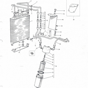 MF135, gl. type MP-oliekler+rr+filter