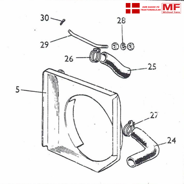MF135B, blserskjold+tilbehr