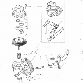 MF135, fdepumpe uden glas